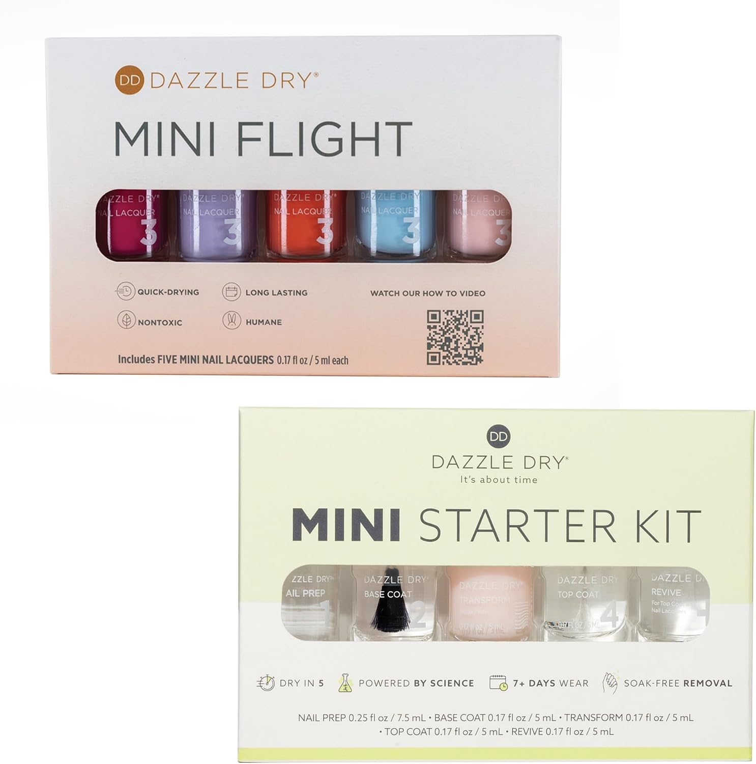 Dazzle Dry Starter Mini Kit + Happy Hues Mini Flight
