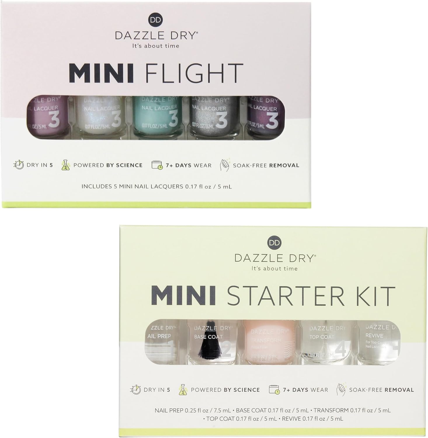Dazzle Dry Starter Mini Kit + Better Together Mini Flight