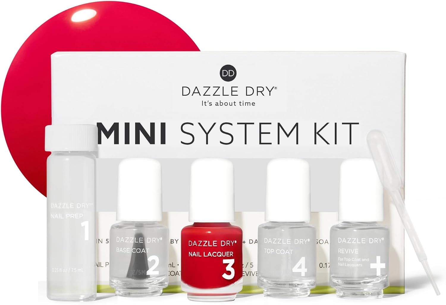 Dazzle Dry Mini Kit – Holly Berry – 4 Step System (5 Piece Kit) Holly Berry | 5 Piece Set