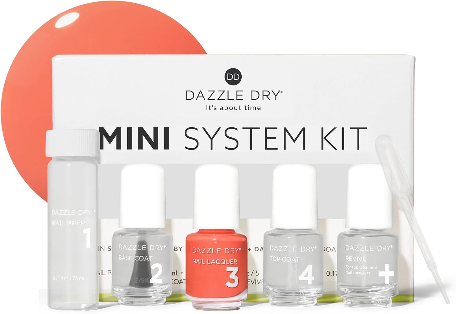 Dazzle Dry Mini Kit – Oh My  – 4 Step System (5 Piece Kit) Oh My  | 5 Piece Set