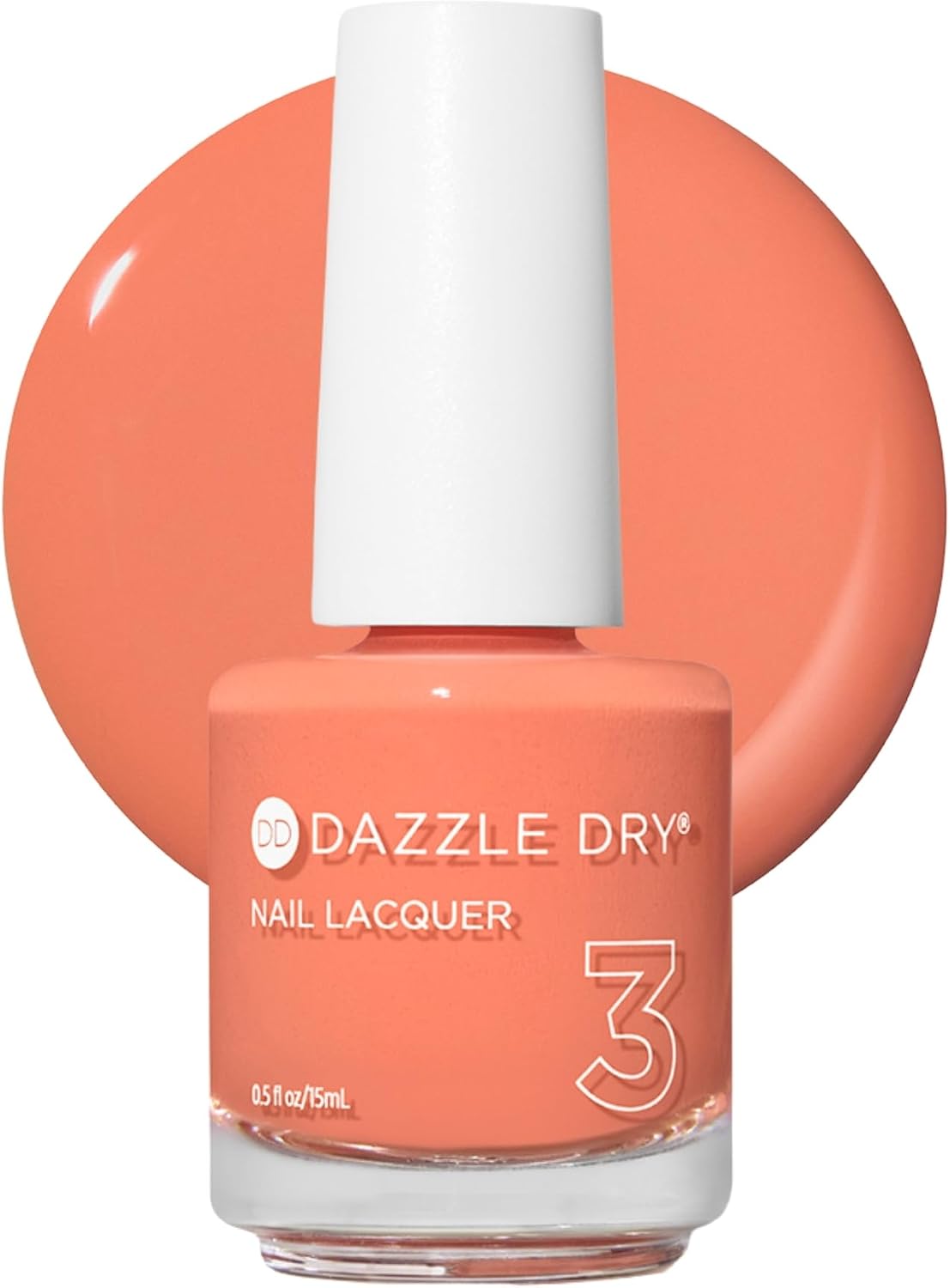 Dazzle Dry Nail Lacquer, Step 3 – Round Trip (0.5 fl oz)