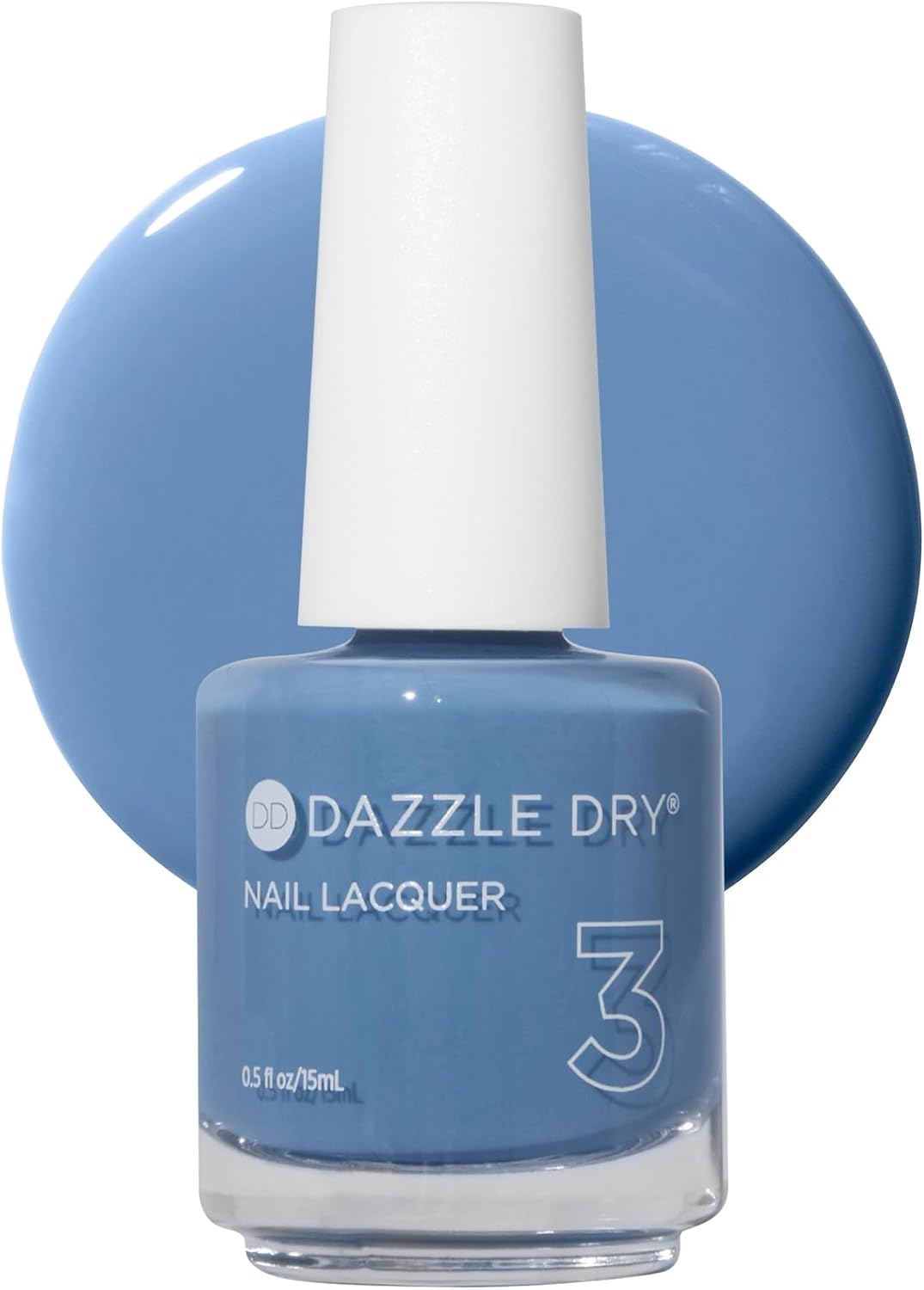 Dazzle Dry Nail Lacquer, Step 3 – Varsity Blues (0.5 fl oz)