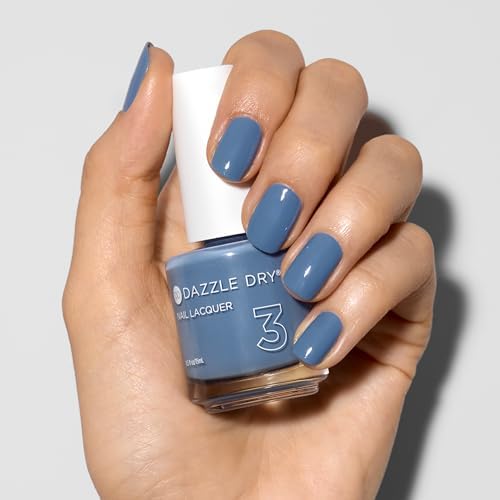 Dazzle Dry Nail Lacquer, Step 3 – Varsity Blues (0.5 fl oz)