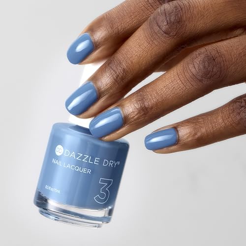 Dazzle Dry Nail Lacquer, Step 3 – Varsity Blues (0.5 fl oz)