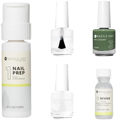 Dazzle Dry Full System Kit - Fern - A fern green. Full coverage cream. (5 Piece Kit)