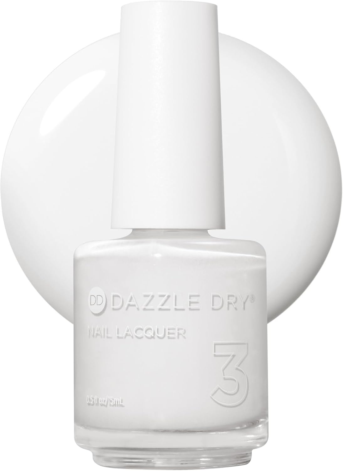 Dazzle Dry Nail Lacquer, Step 3 – White Lightning (0.5 fl oz)