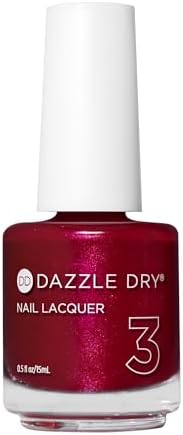 Dazzle Dry Full System Kit - Apple Of My Eye - A ruby red with magenta shimmer. Full-coverage shimmer. (5 Piece Kit)
