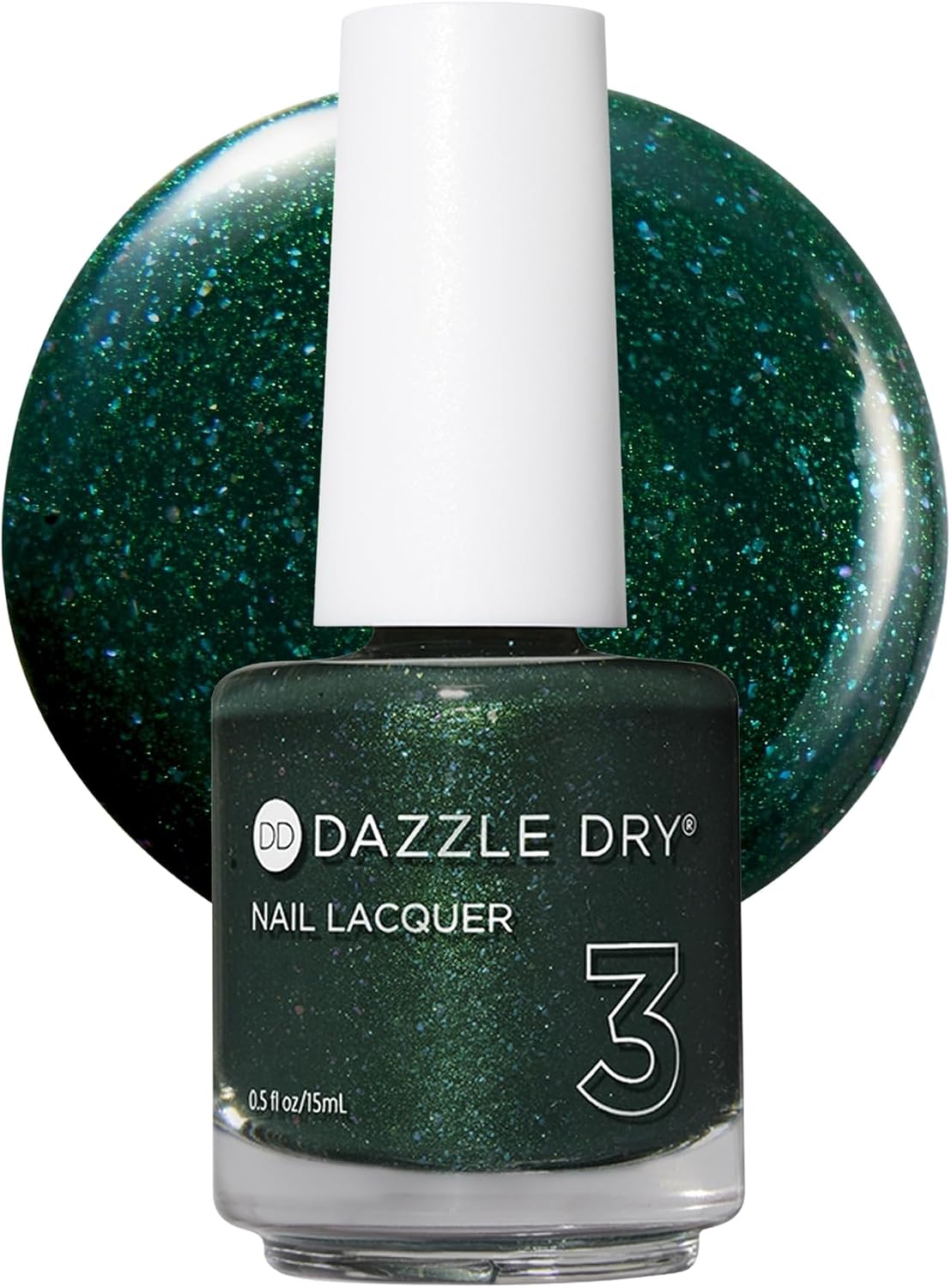 Dazzle Dry Nail Lacquer, Step 3 – Evergreen (0.5 fl oz)