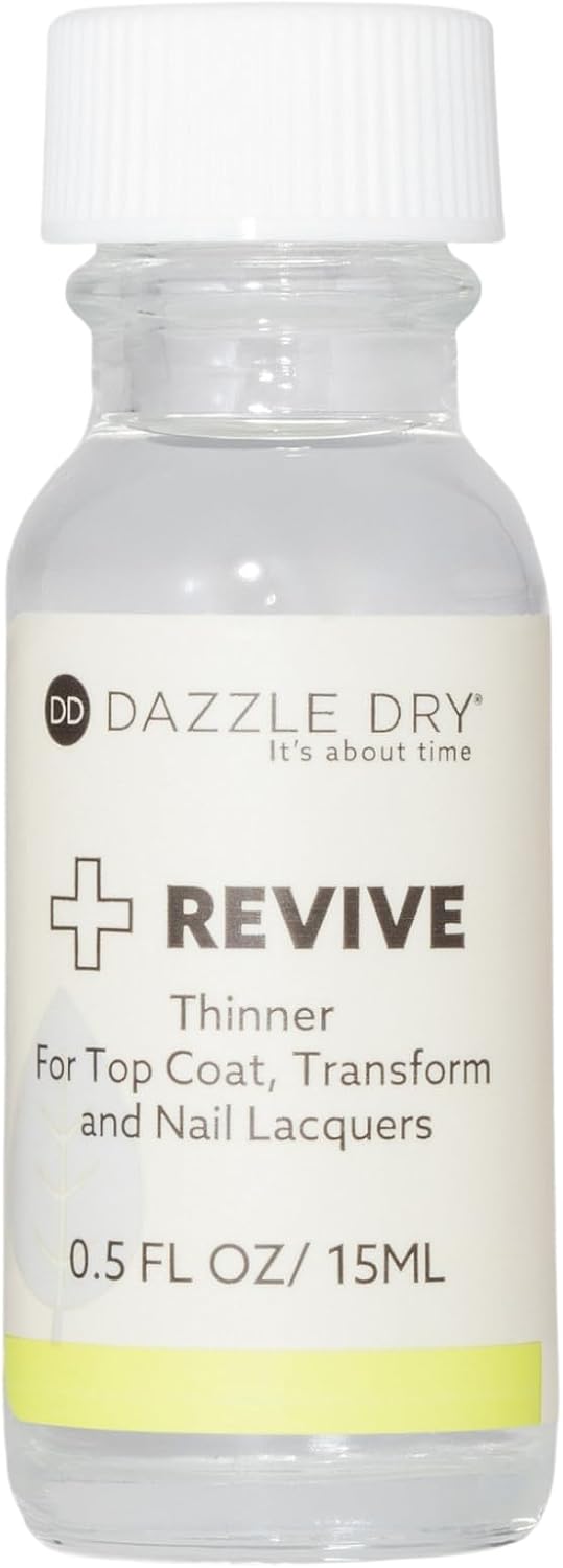 Dazzle Dry Revive – Nail Polish Thinner for Top Coat & Lacquer (0.5 fl oz)