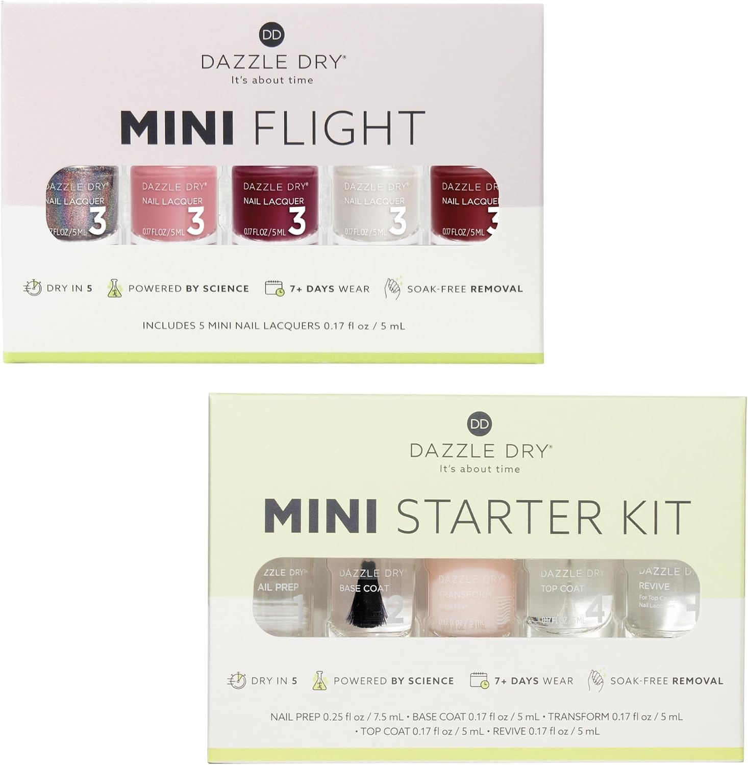 Dazzle Dry Starter Mini Kit + Soirée Mini Flight