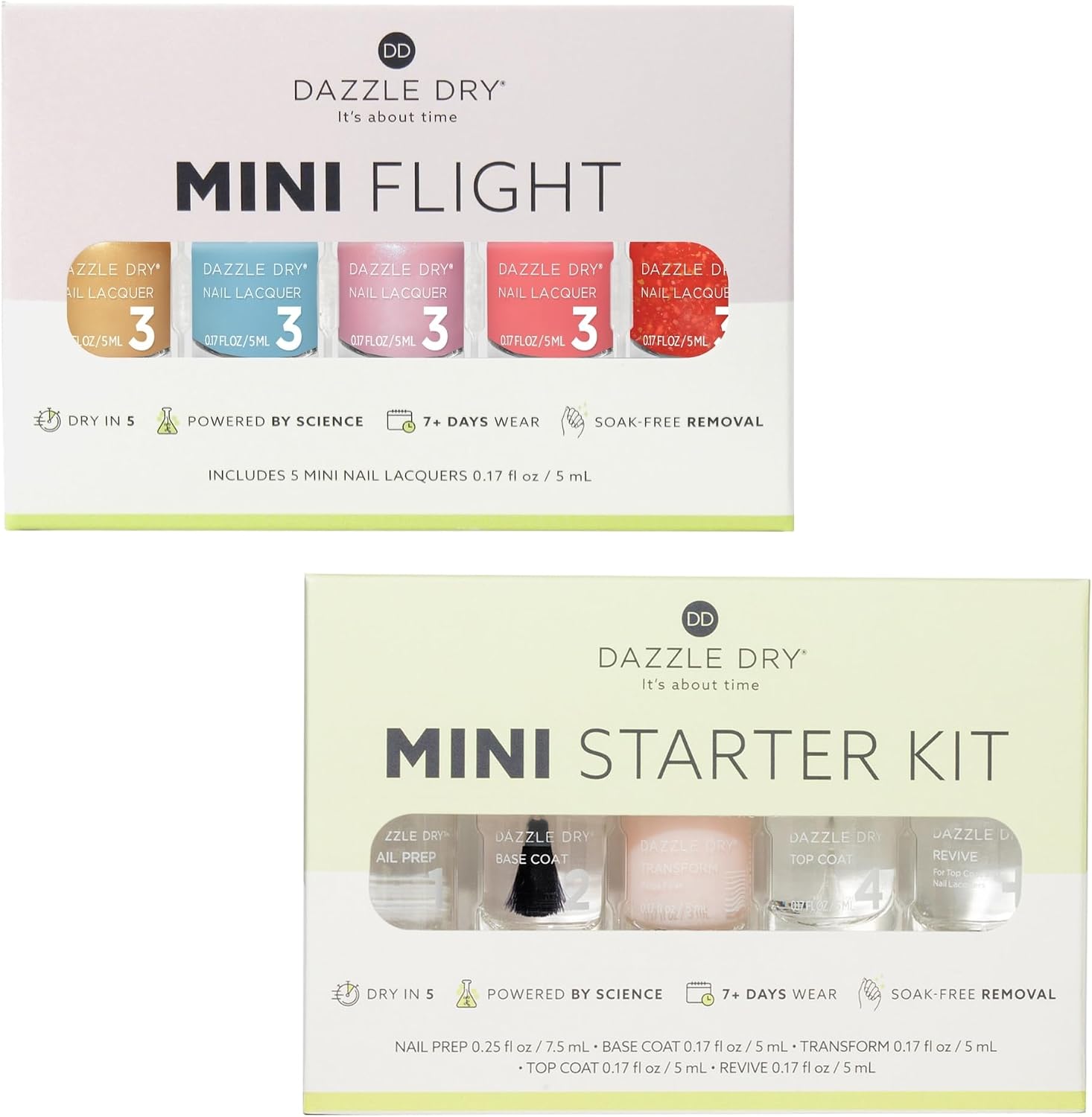 Dazzle Dry Starter Mini Kit + Dream State Mini Flight