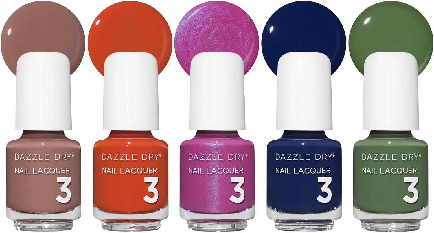 Dazzle Dry Mini Flight – Lodge Life – 5 Mini Lacquers
