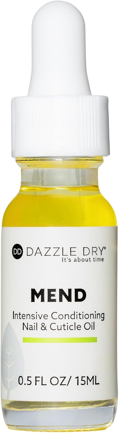 Dazzle Dry Mend Intensive Conditioning Nail & Cuticle Oil, 0.5 oz (15 mL)